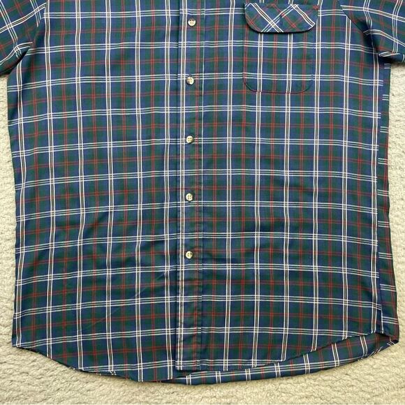 Levis Shirt Mens Large Plaid Thin Lightweight Summer Tailored For Men USA VTG - Picture 5 of 16